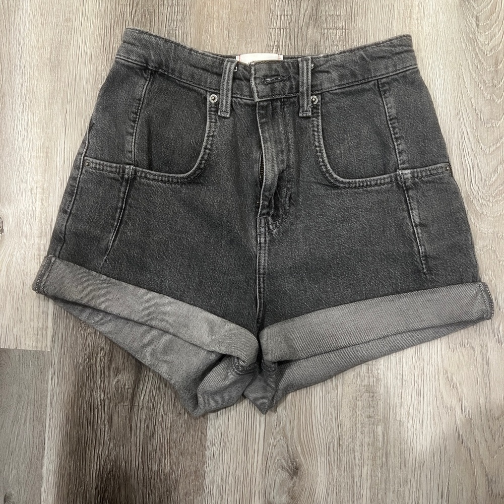 Urban Outfitters Women's Black High Rise Shorts